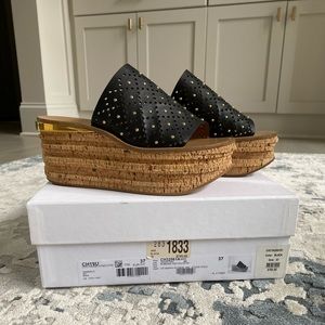 Chloe Camille Cork Platform Sandals